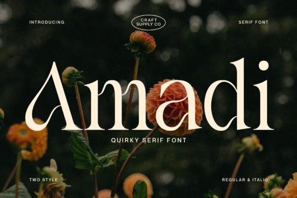 Amadi Font Review: A Quirky Serif for Creative Branding