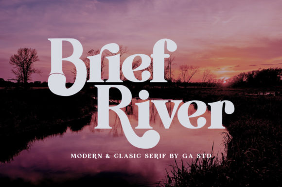 Brief River: A Stylish Typeface for Editorial Elegance