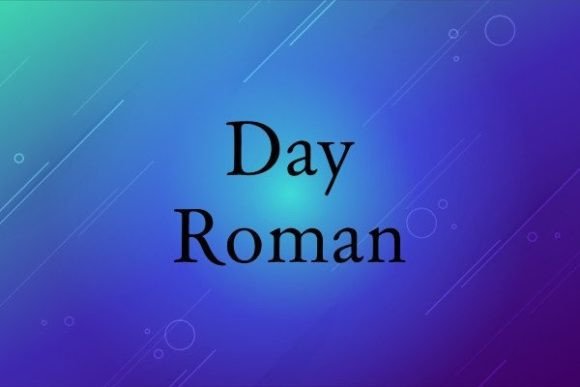 Day Roman Font: A Timeless Typeface for Craft Projects