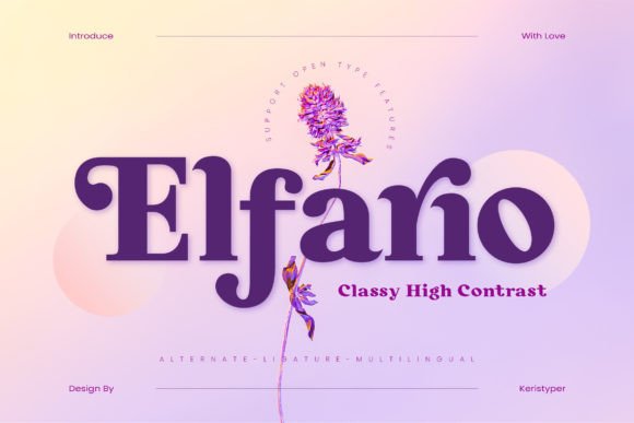 Elfario Typeface: A Sophisticated Choice for Branding Projects