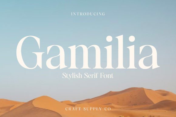 Gamilia: A Thoughtful Serif for Modern Branding