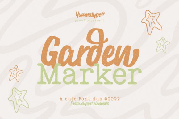 Garden Marker Font: A Sophisticated Choice for Branding Projects