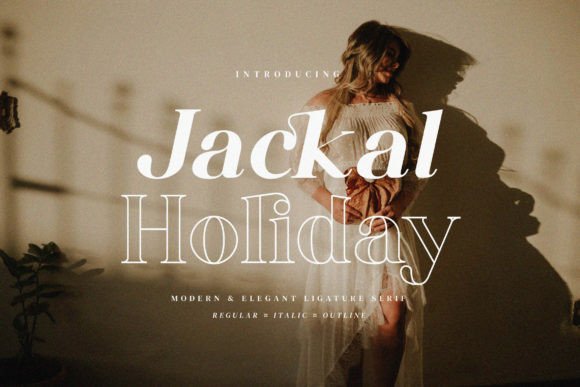 Jackal Holiday Font: A Stylish Serif for Crafters and Product Makers
