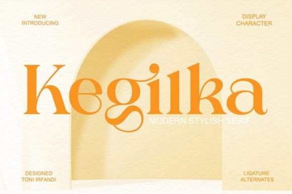 Kegilka: A Charismatic Typeface for Editorial Elegance