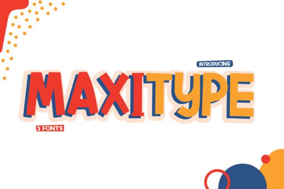 Maxitype Font: A Quirky Serif Typeface for Craft Creators
