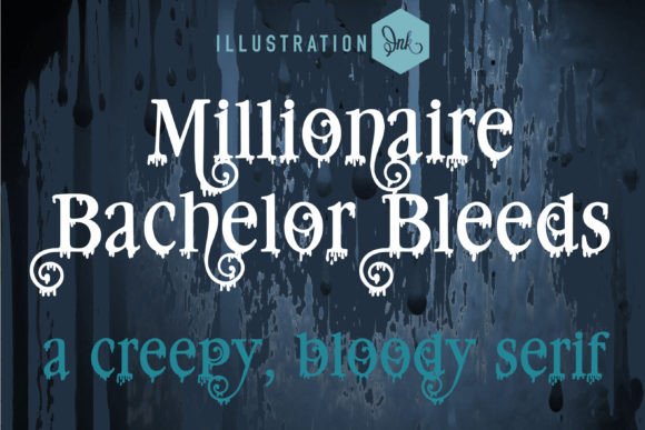 Millionaire Bachelor Bleeds: A Stylish Typeface for Creative Makers