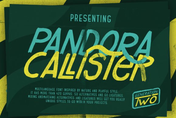 Pandora Calister: A Playful Serif Font for Modern Web Design