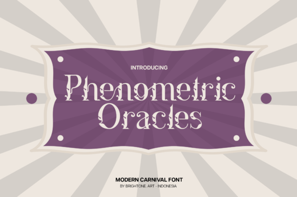 Phenometric Oracles: A Serene Serif Font for Editorial Elegance