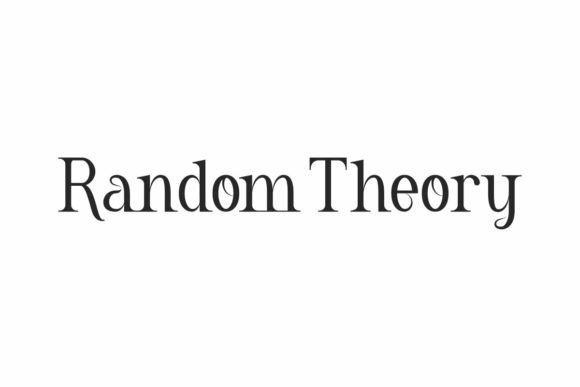 Random Theory Font: A Stylish Typeface for Makers and Sellers