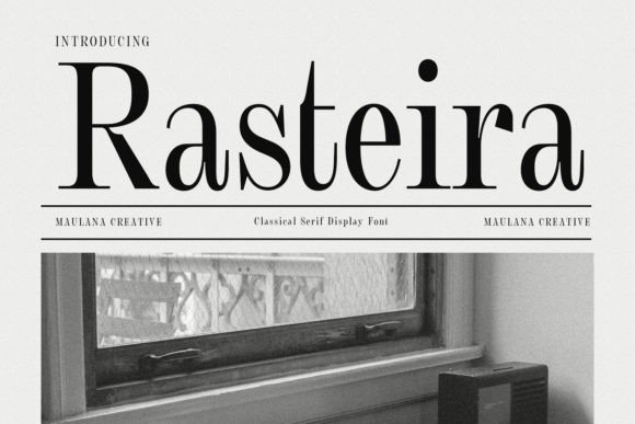 Rasteira Serif Font for Handmade and Craft Projects
