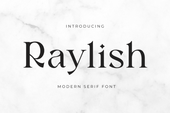 Raylish Font: A Luxurious Serif for Digital Branding