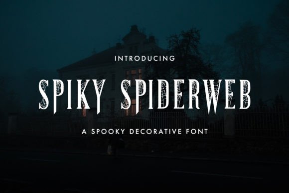 Spiky Spiderweb: A Font That Adds Edge to Your Brand