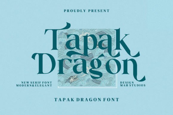 Tapak Dragon: A Bold Serif for Modern Branding
