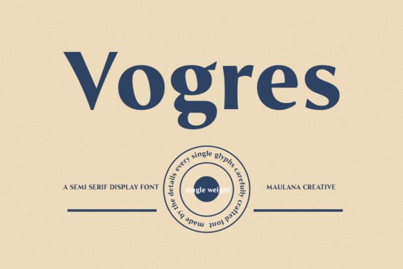 Vogres: A Timeless Serif Typeface for Editorial Excellence
