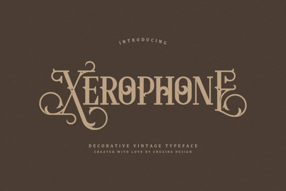 Xerophone: A Sophisticated Typeface for Editorial Design