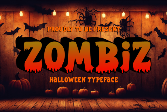 Zombiz Font: A Spooky Typeface for Editorial Design